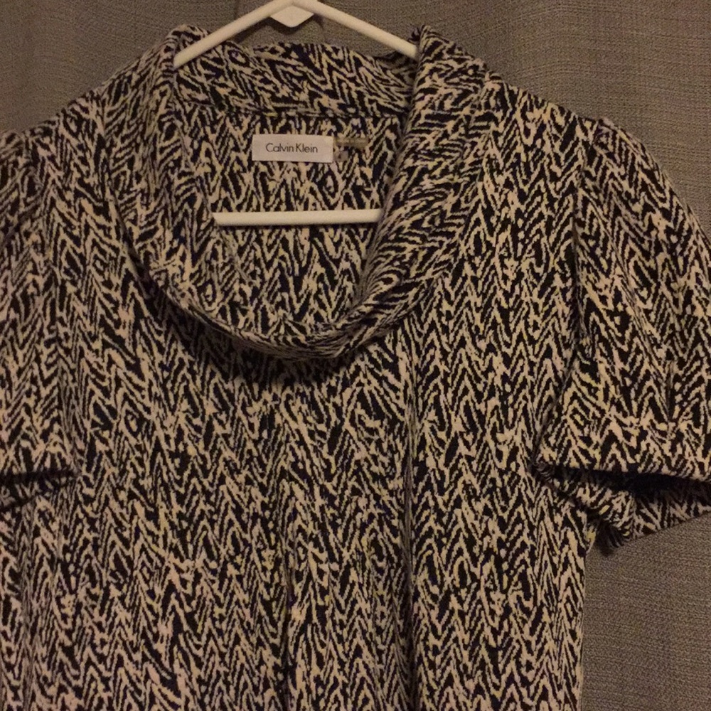 Calvin Klein | cowl neck dress